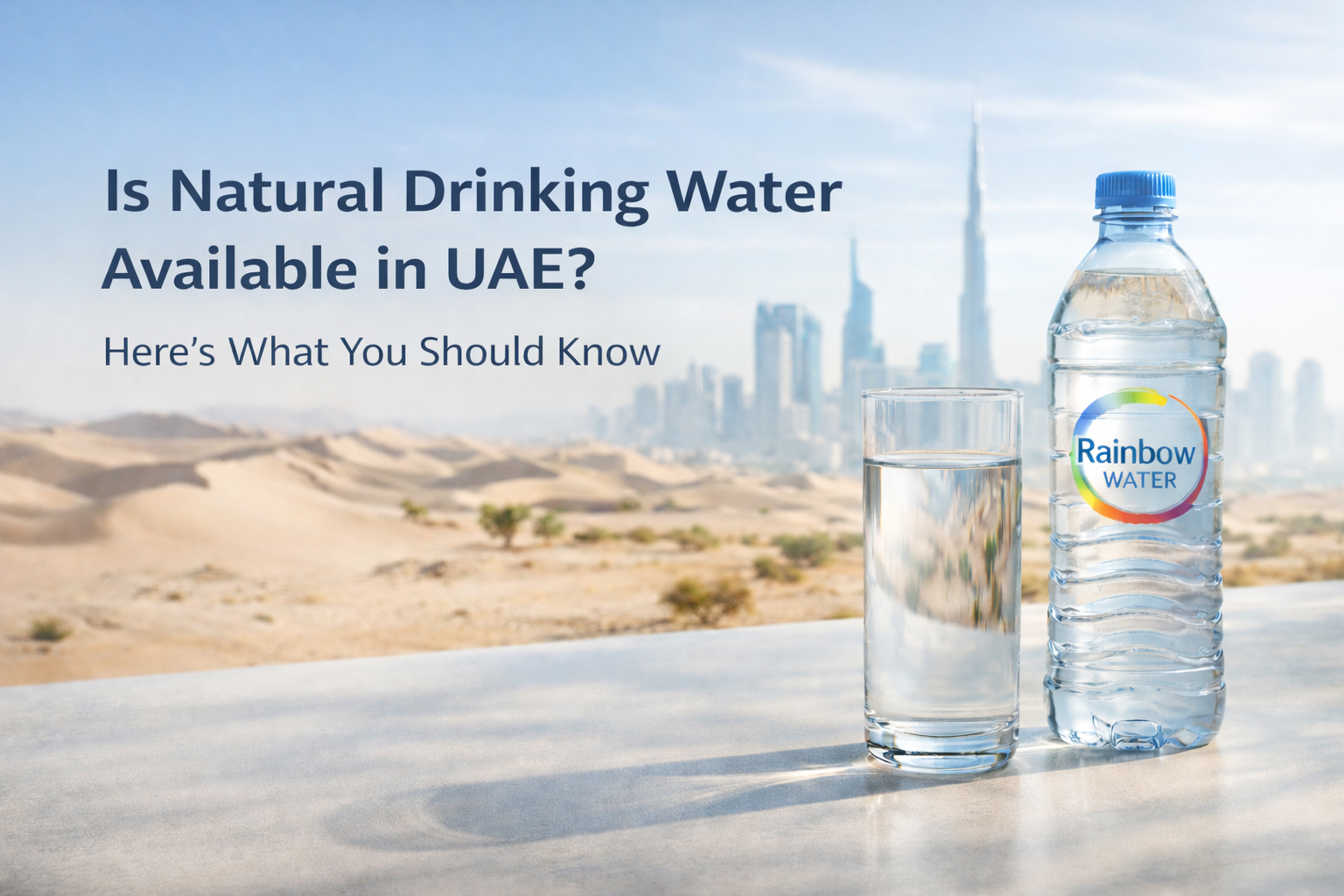 rainbow drinking water