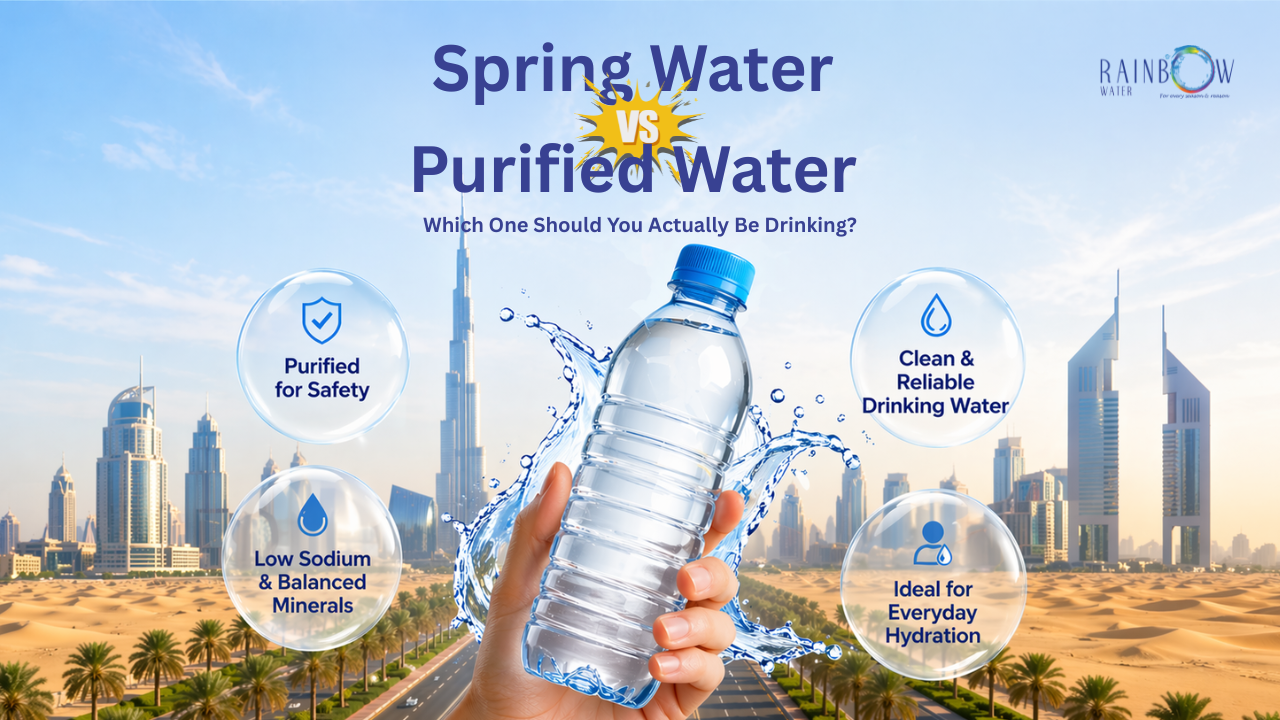 Spring Water vs Purified Water in Dubai