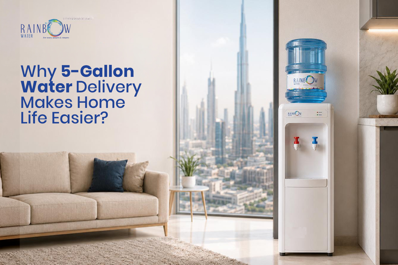 5-gallon water delivery Dubai services